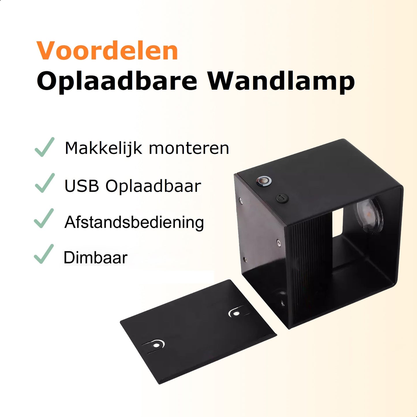 Luxe Wandlamp | 1+1 Gratis