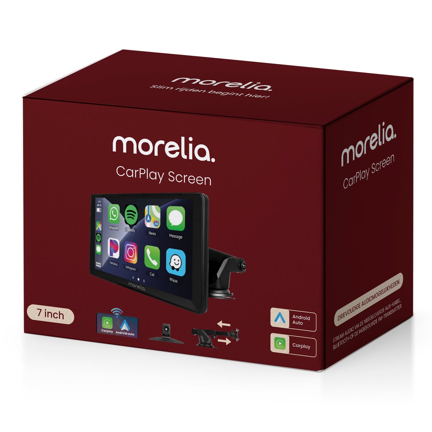 Carplay Scherm - 7 inch - Geschikt Voor Apple & Android