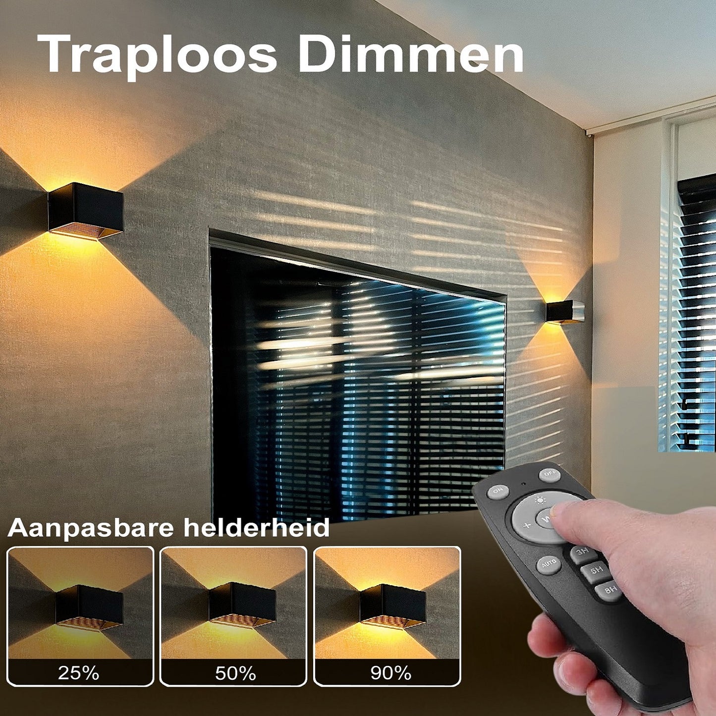 Luxe Wandlamp | 1+1 Gratis