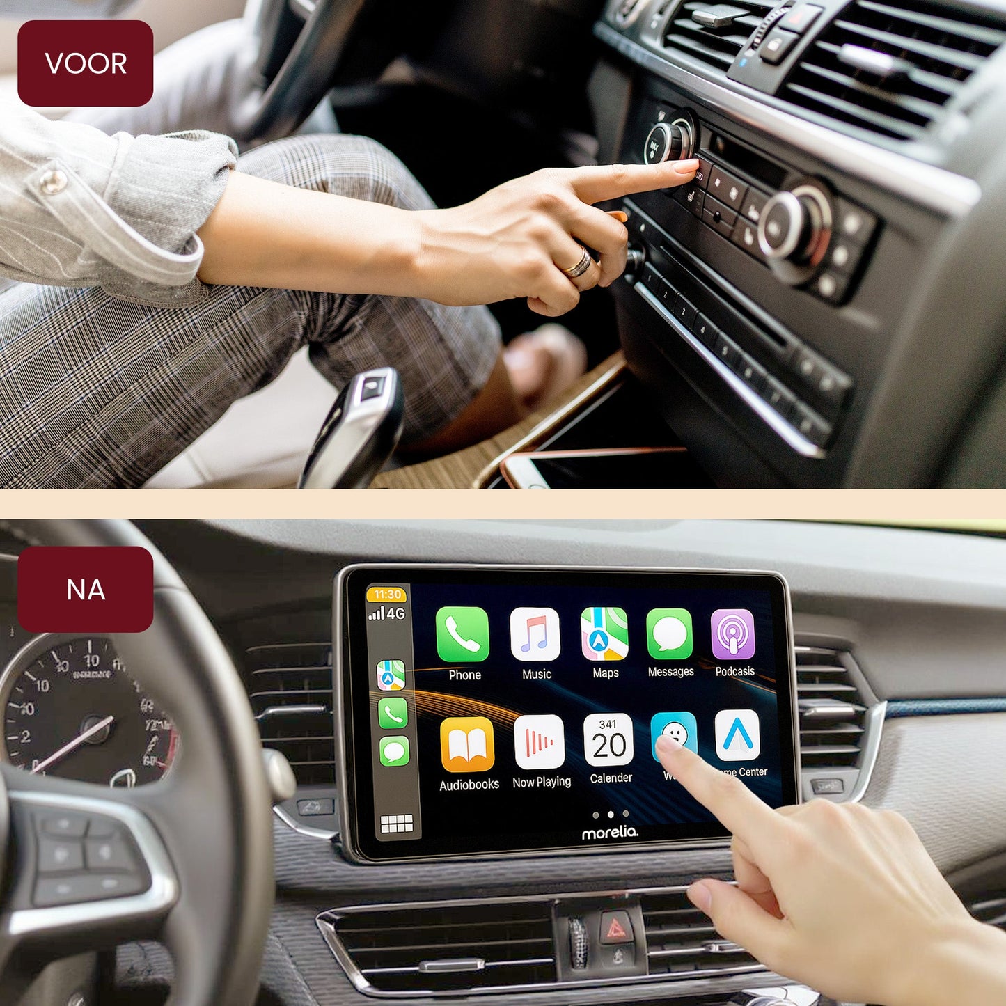 Carplay Scherm - 7 inch - Geschikt Voor Apple & Android